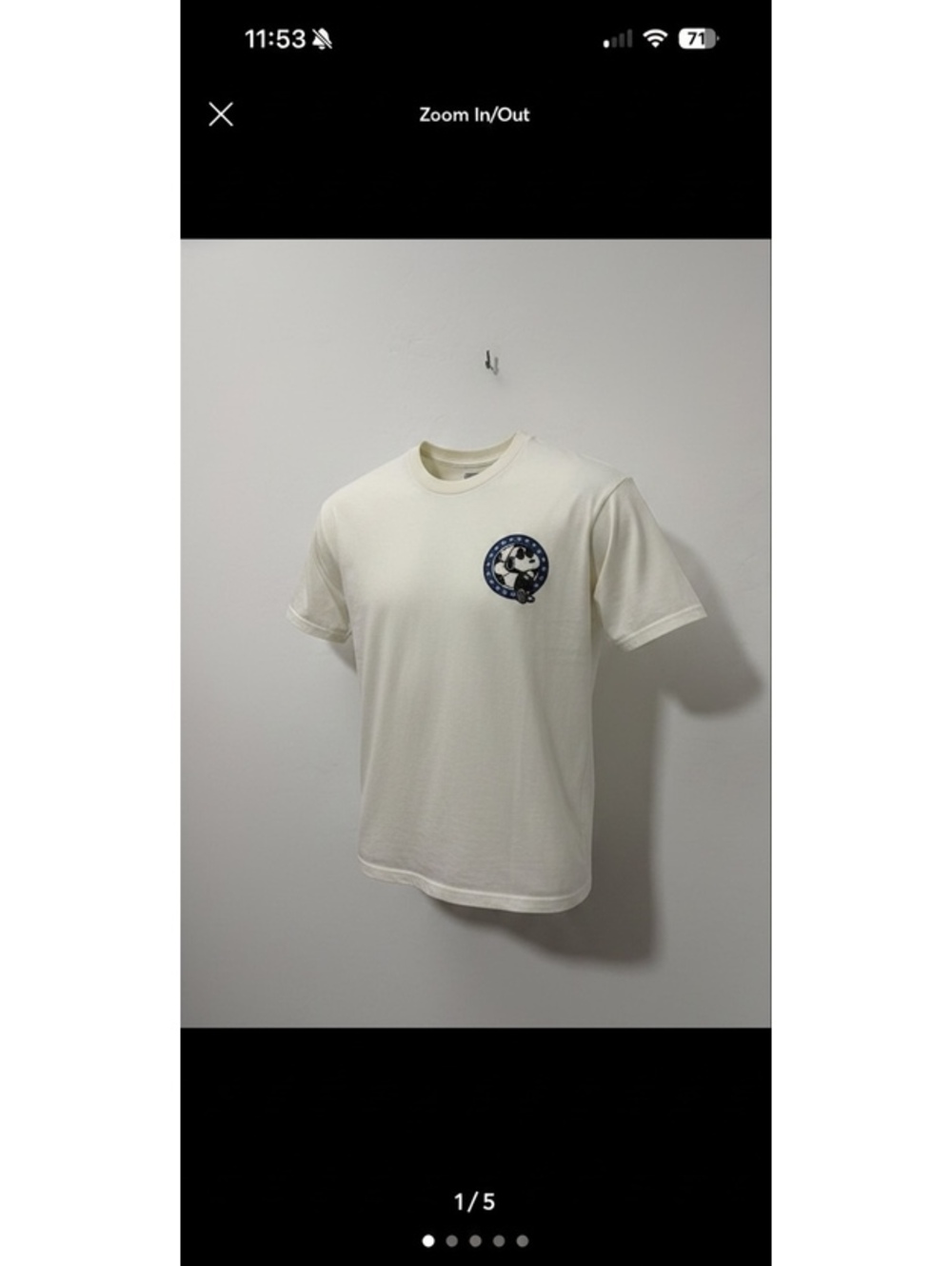 New 2026 FIFA Soccer Peanuts x USA Shirt - Mens size medium Snoopy